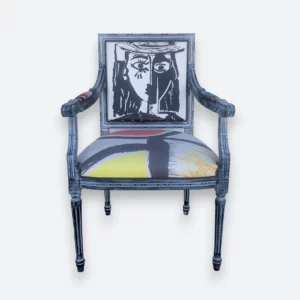 Fauteuil style Louis XVI 'Picasso X Miro' – Image 3