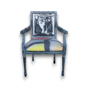 Fauteuil style Louis XVI 'Picasso X Miro'