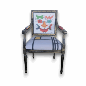 Fauteuil Louis XVI 'Tov' x 'Mondrian'