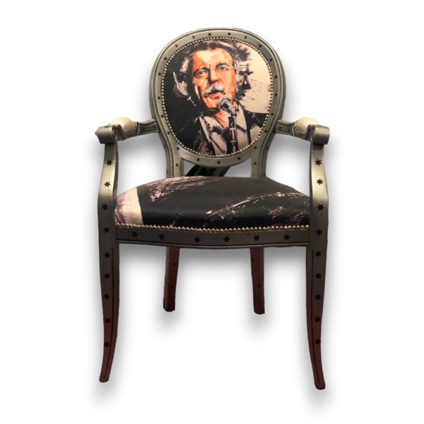 Fauteuil style Louis XVI Artiste Georges Moustaki