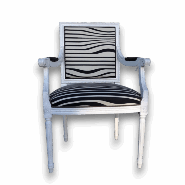 Fauteuil style Louis XVI 'Baton'