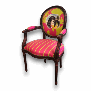 Fauteuil style Louis XVI 'Cavalier King Charles'