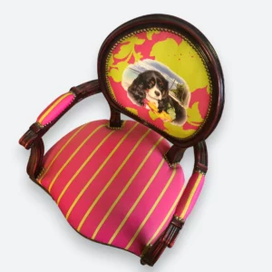 Fauteuil style Louis XVI 'Cavalier King Charles' – Image 3