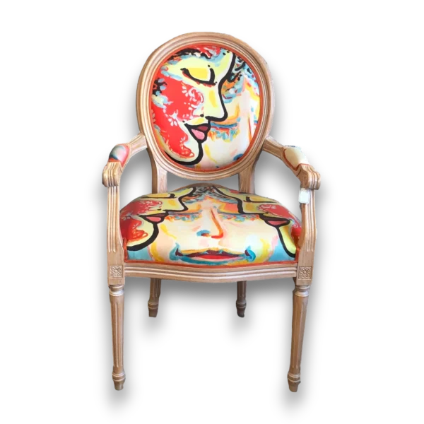 Fauteuil style Louis XVI 'Marin'