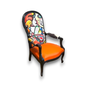 Fauteuil style Voltaire 'Artiste #2'
