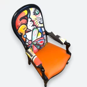 Fauteuil style Voltaire 'Artiste #2' – Image 2