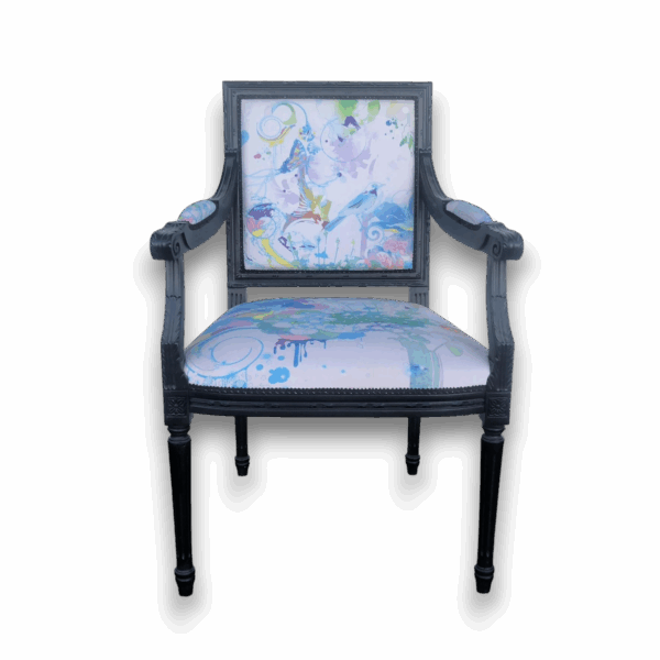 Fauteuil Louis XVI poétique