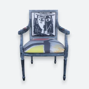 Fauteuil Louis XVI cubiste – Image 3