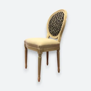 Chaise Louis XVI dossier graphique – Image 3