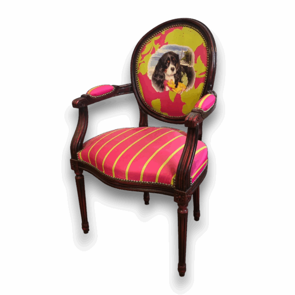 Fauteuil Louis XVI revisité