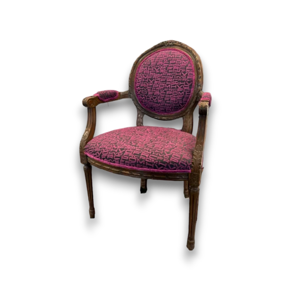 Fauteuil Louis XVI graphique